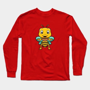 Cute Happy bee Long Sleeve T-Shirt